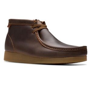 Clarks Men's Collection Wallaston Leather Boots- Size 11.5W- Wide Width